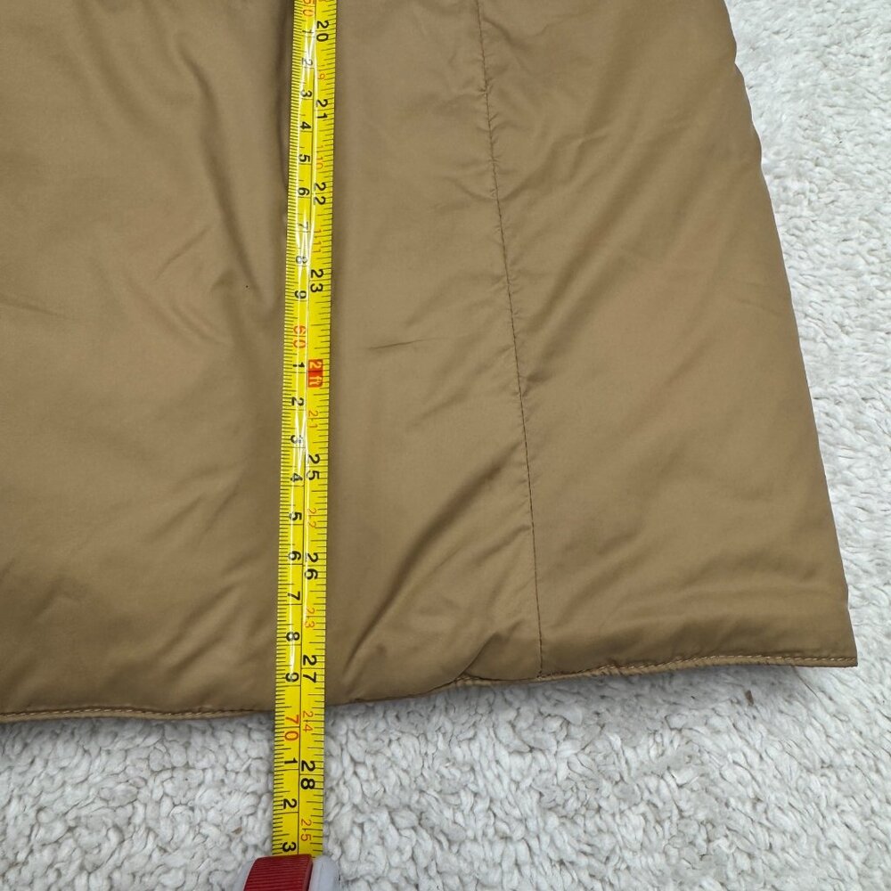 Eileen Fisher Recycled NylonHooded Vest Women's Jacket In Honey, Size XS - Picture 8 of 9